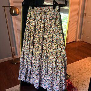 ON Floral Tiered Maxi Skirt